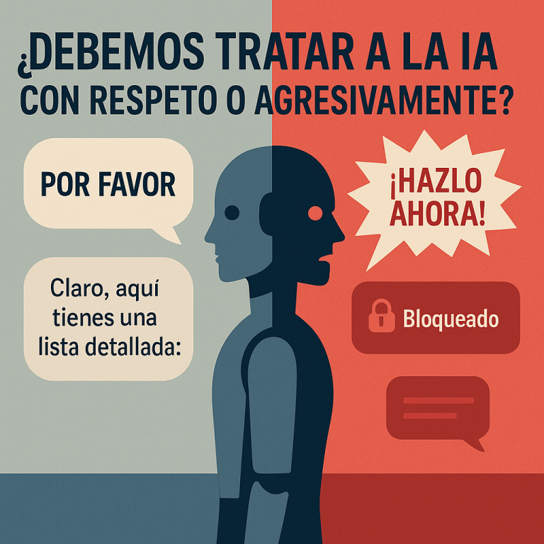 ¿Es mejor ser un tirano con la IA o tratarla como a un amigo?